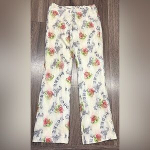 Tracy Lynn Women's Art to wear Golf Lace Pants Size Medium
